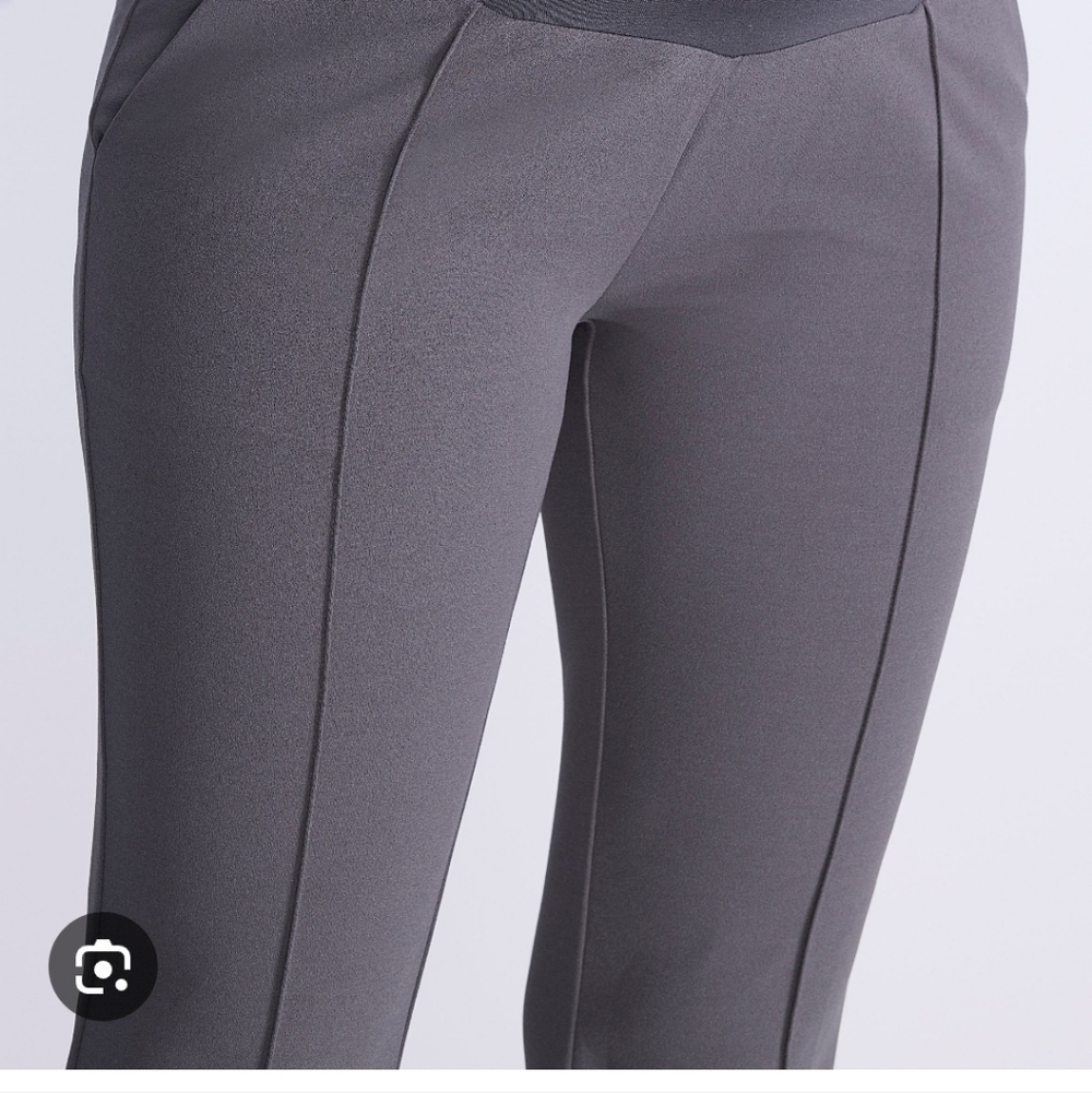 Motherhood Maternity Secret Belly Modern Gray Dress Pant Small - Picture 3 of 8